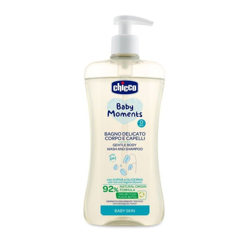 Chicco Shampoo suave para cabelo e corpo 500ml Ref. 10594