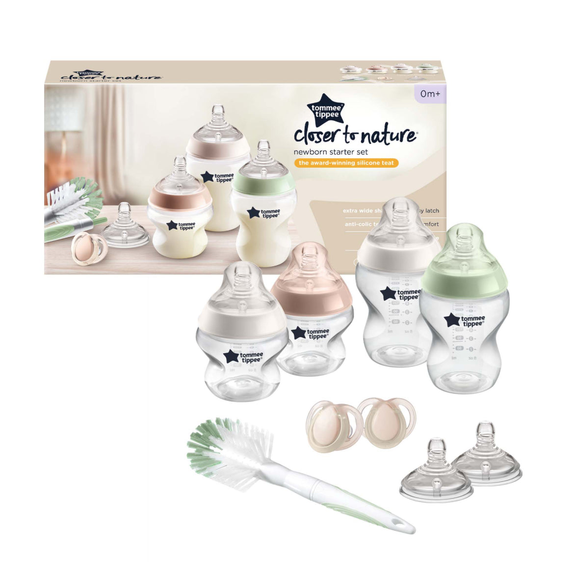 Tommee Tippee Closer To Nature Newborn Bottle Starter Kit
Ref. 422450