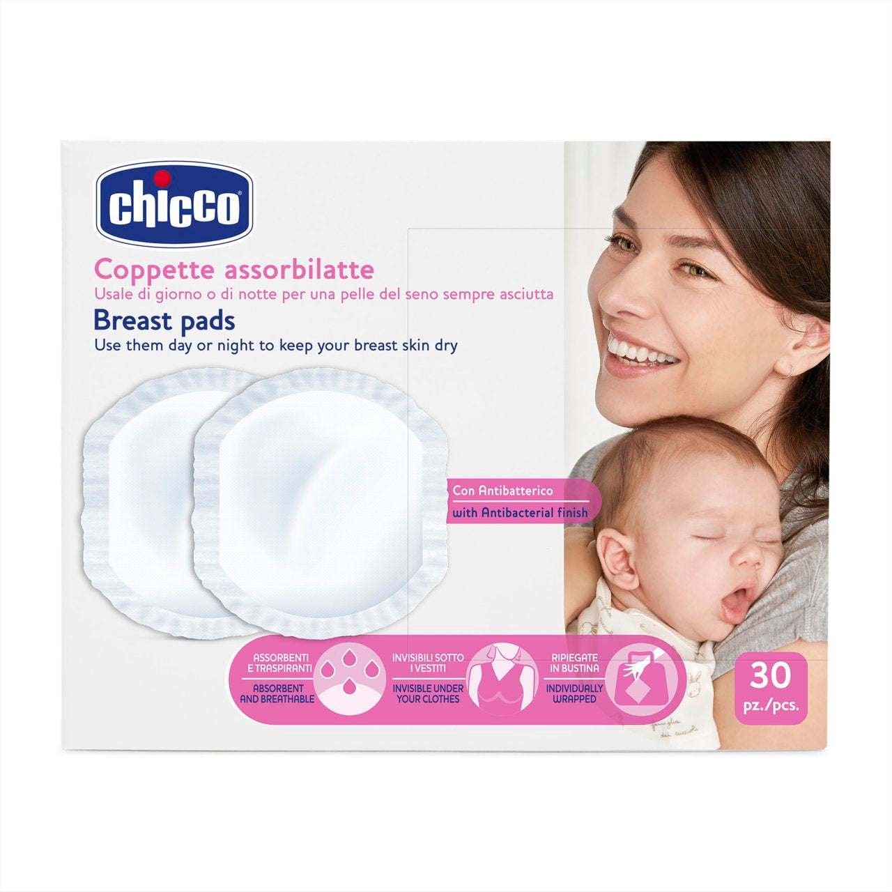 Chicco Discos absorventes
Ref. 61179