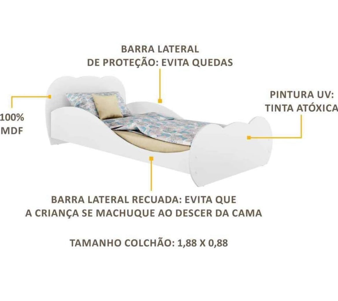 Cama Solteiro Infantil                Ref. L2761.0001