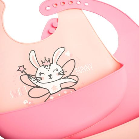 Babete silicone Fairy Bunny 
2pcs 6m+ Ref. 162924