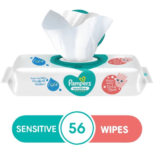 Pampers Sensitive wipes c/tampa