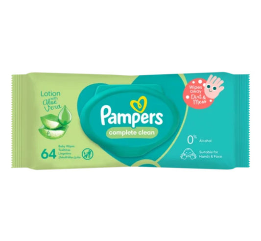 Pampers Complete Clean wipes C/tampa