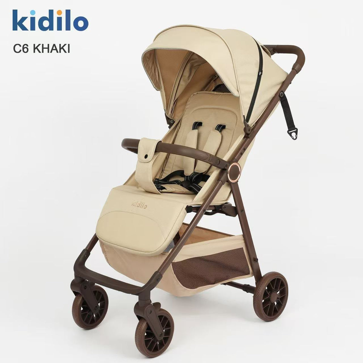 Carrinho de Bebé Kidilo Ref.C-6 — Caqui