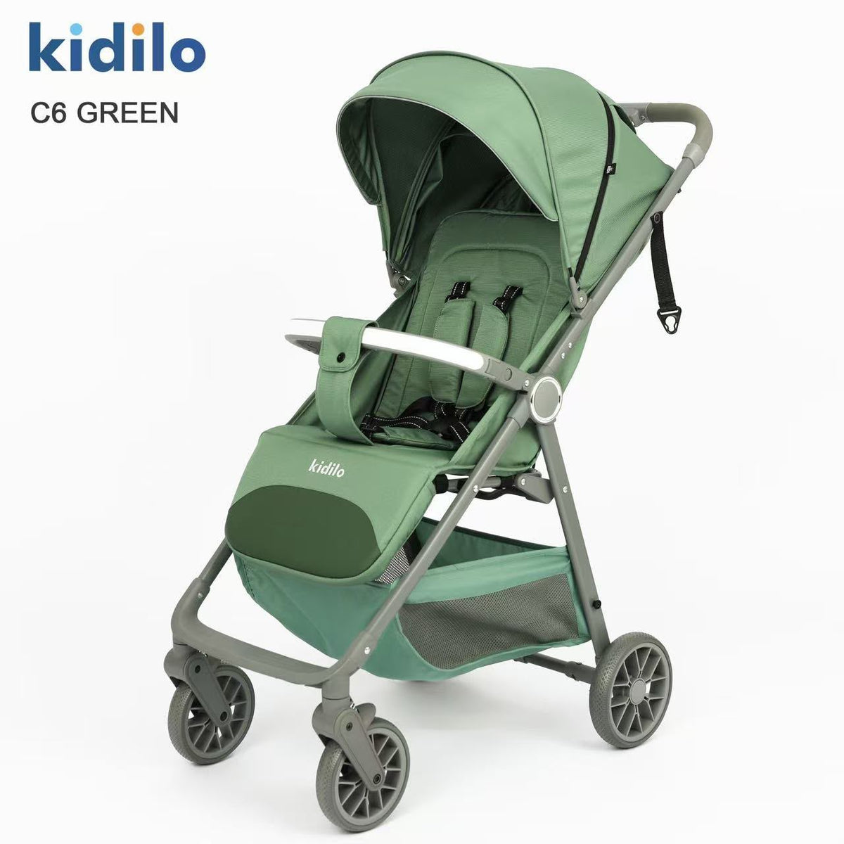 Carrinho de Bebé Kidilo Ref.C-6 — Verde